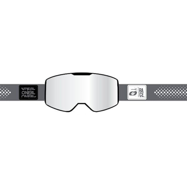 O'Neal 2025 Motocross Goggles B-22 Static Grey Silver Mirror
